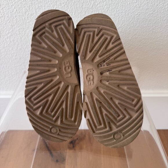 UGG Kids Classic II Shimmer Boots Size 1 Youth | Metallic Mini Shearling Winter - Picture 6 of 13